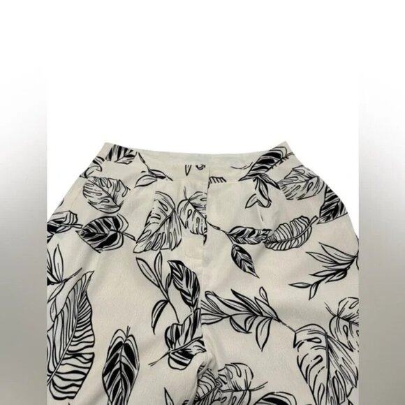 NWT Another Day In Paradise Tropical Print Trouser Pants in Medium Sz - Picture 5 of 9